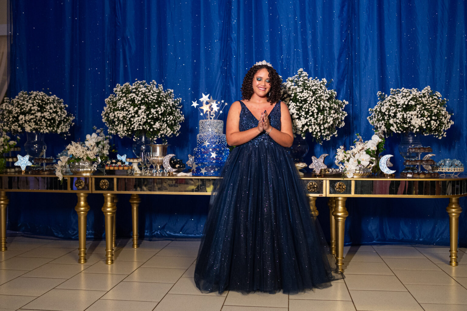 Noite Estrelada: Decoração de Luxo para Festas de 15 Anos