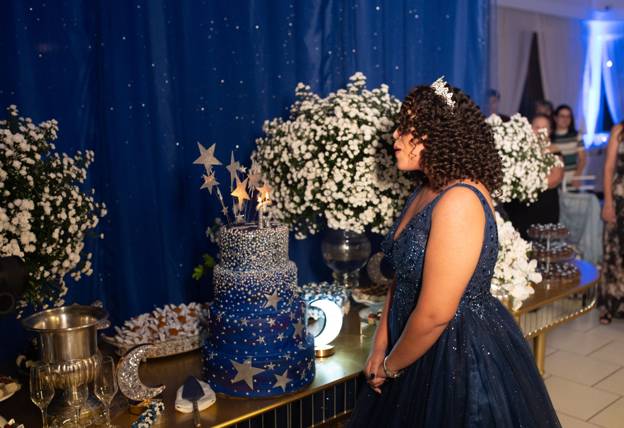 Noite Estrelada: Decoração de Luxo para Festas de 15 Anos