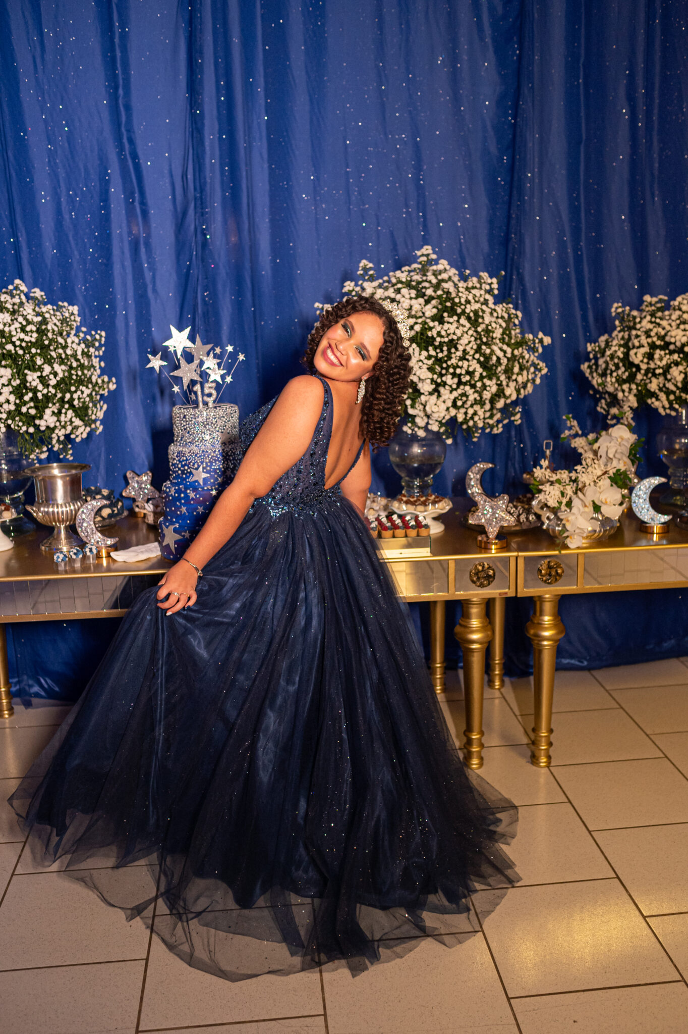 Noite Estrelada: Decoração de Luxo para Festas de 15 Anos